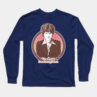 Lindsey Buckingham // Retro Style Fan Design Long Sleeve T-Shirt